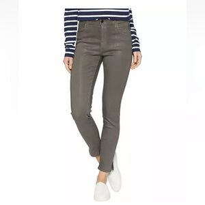 J Brand Alanna high rise coated juniper